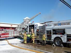 Building Fire - Sykesville Fire Station - February 2010
